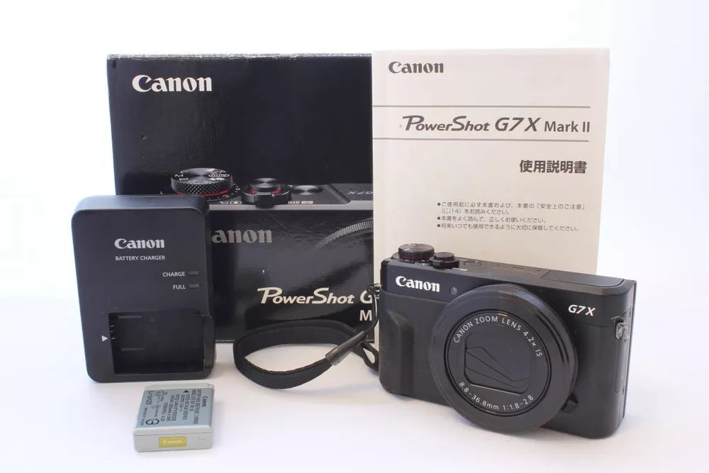 Canon PowerShot G7X Mark II  20.1MP Digital Camera Black